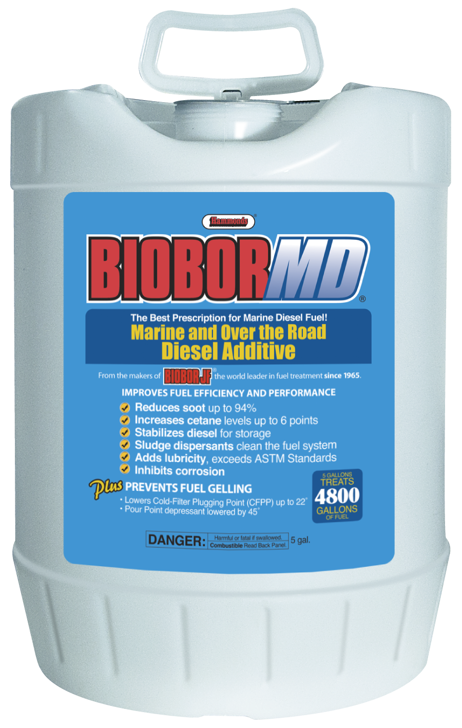 Biobor MD 5 gal. - Diesel Performance and Efficiency Enhancer Image