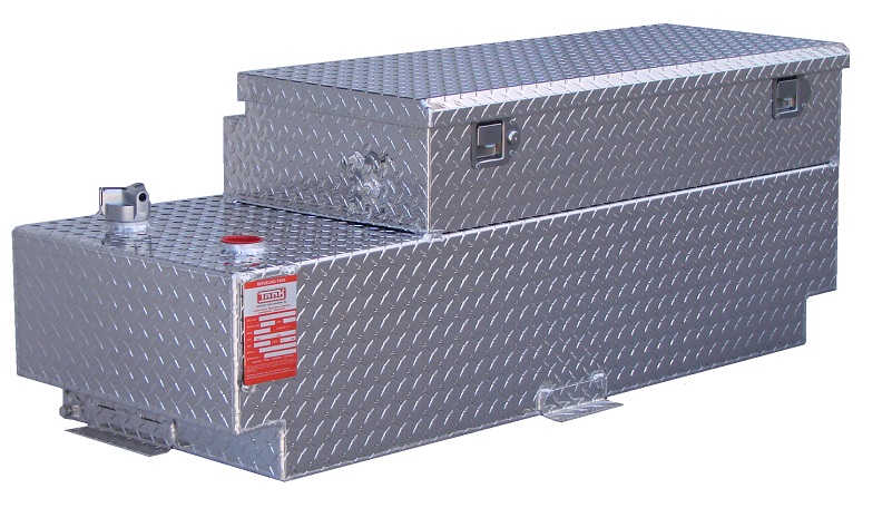 58 Gallon Refueling Tank and Toolbox combo - 6 in H toolbox Image