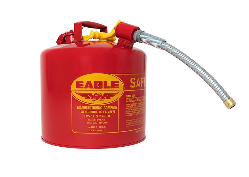 OSHA Safety Can, 5 Gallon Gasoline - Type II
