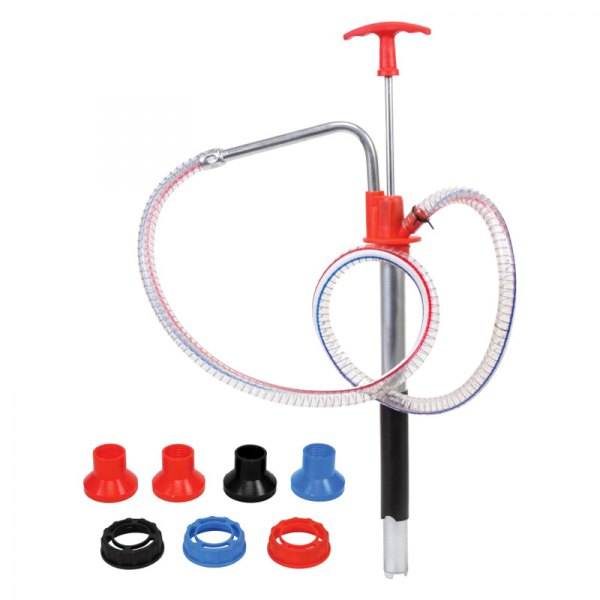 Hand Pump with Pail Spout Adapters, Hose and Nozzle Image