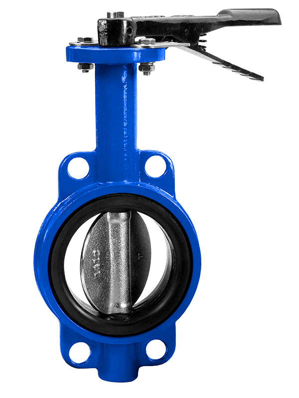 Butterfly Valve with Alignment Holes and Long Neck