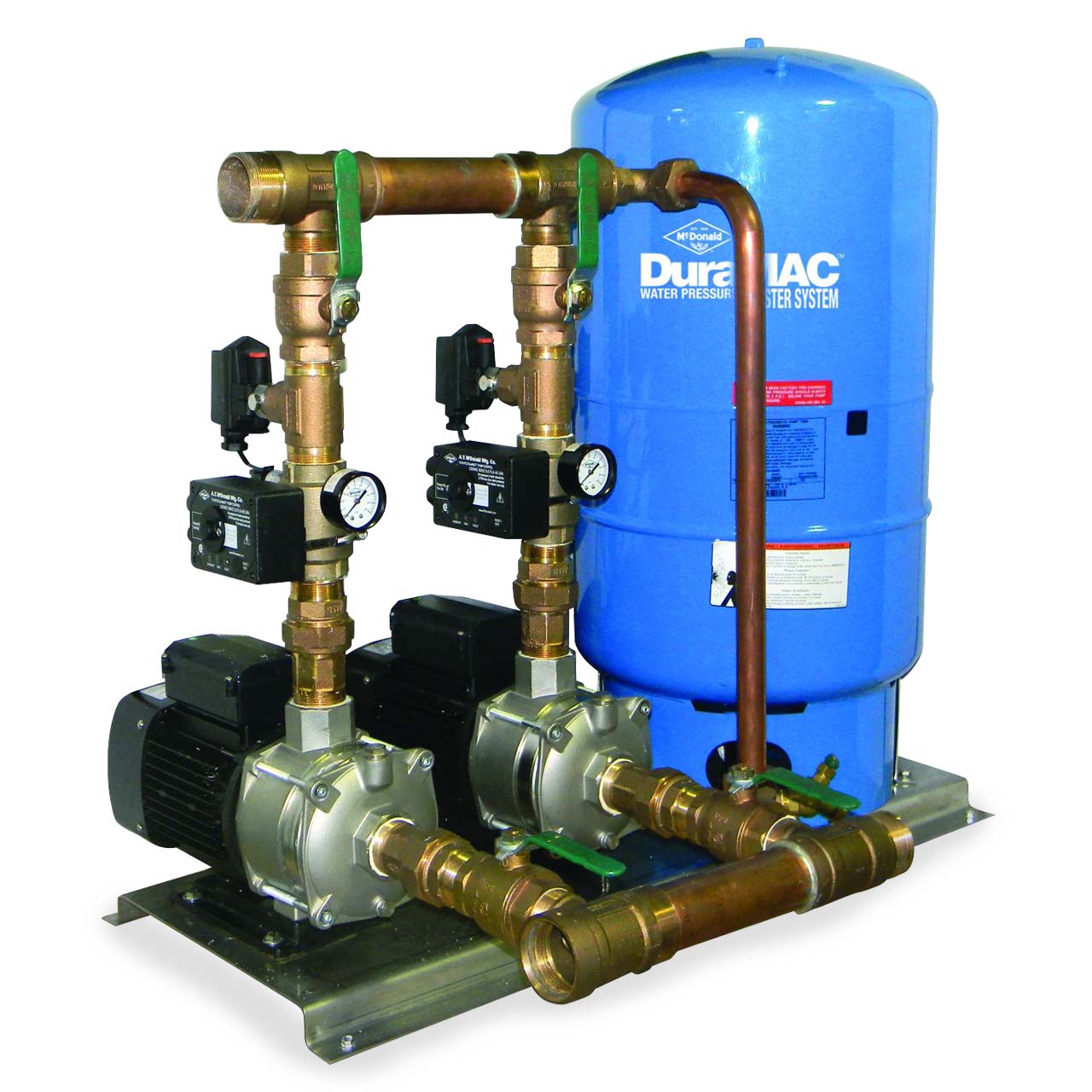Model: 17044C120PC2-D DuraMac Duplex Water Pressure Booster System