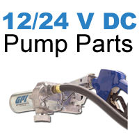 12/24 Volt DC Fuel Pump Replacement Parts Image