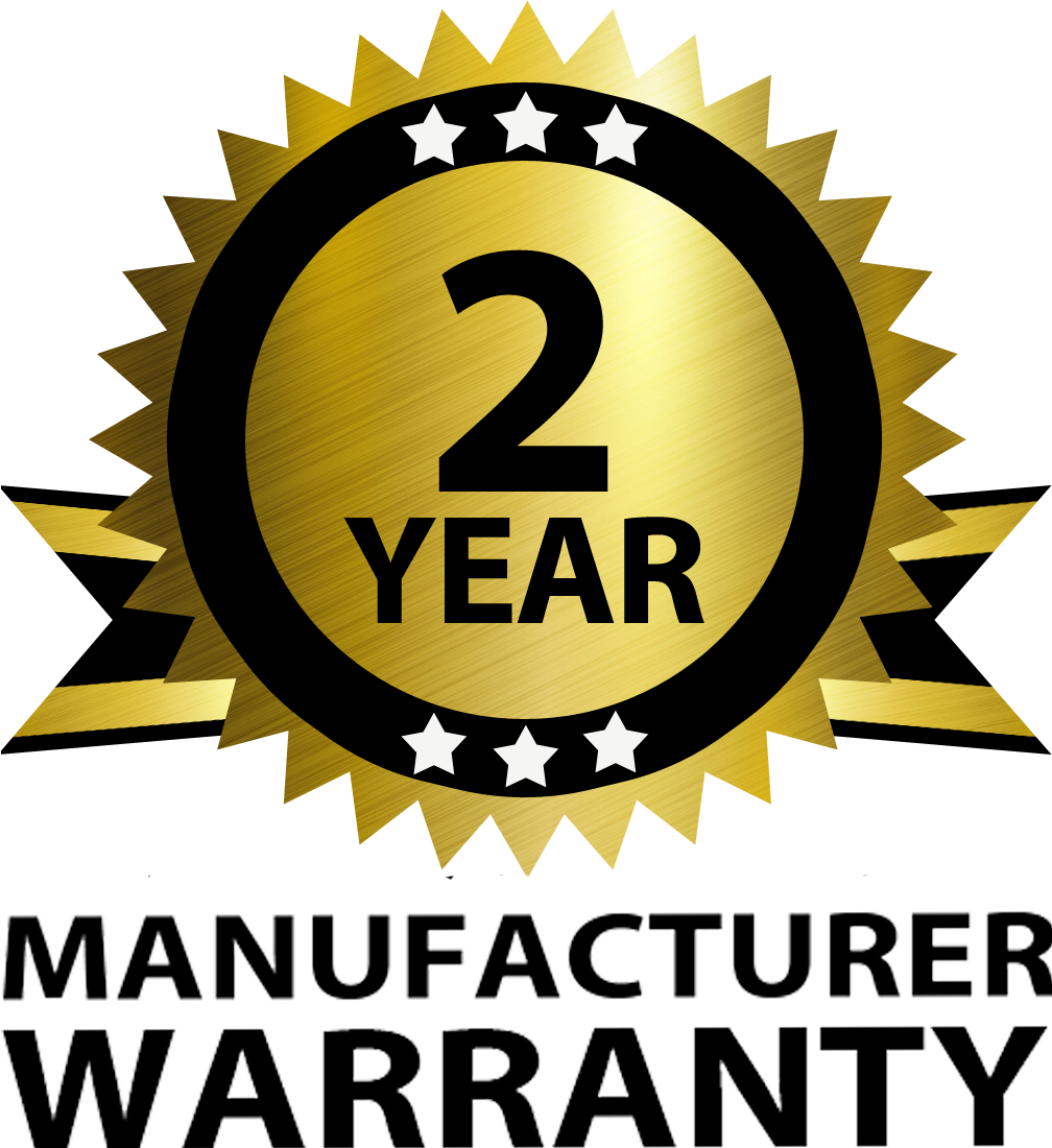 Two Year Manufacturer Warranty