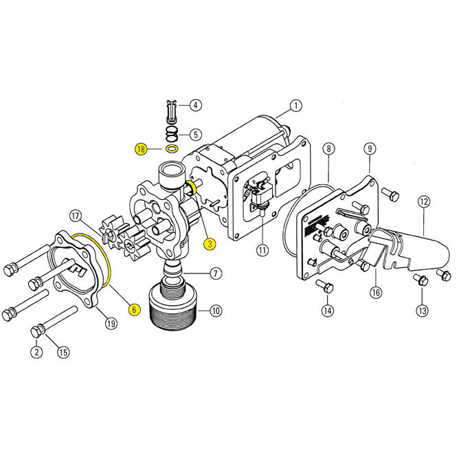 EZ-8 Wet Seal Kit includes the Motor Shaft Seal, EZ-8 O-Ring, and Small EZ-8 O-Ring