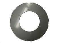 104T40 DISC SPROCKET, 16.85 in. DIA (CHROME SILVER) #40 Chain Disc Sprocket Image