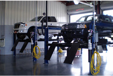 Four Post Car and Medium Duty Truck Lifts