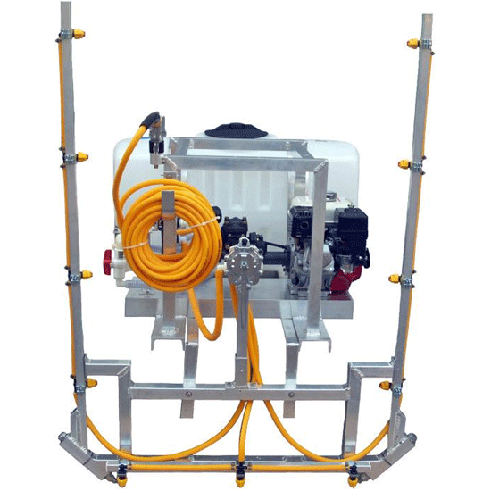 50 Gallon Skid w/ 5 gpm Diaphragm Pump and 12 ft. Electric Boom Image