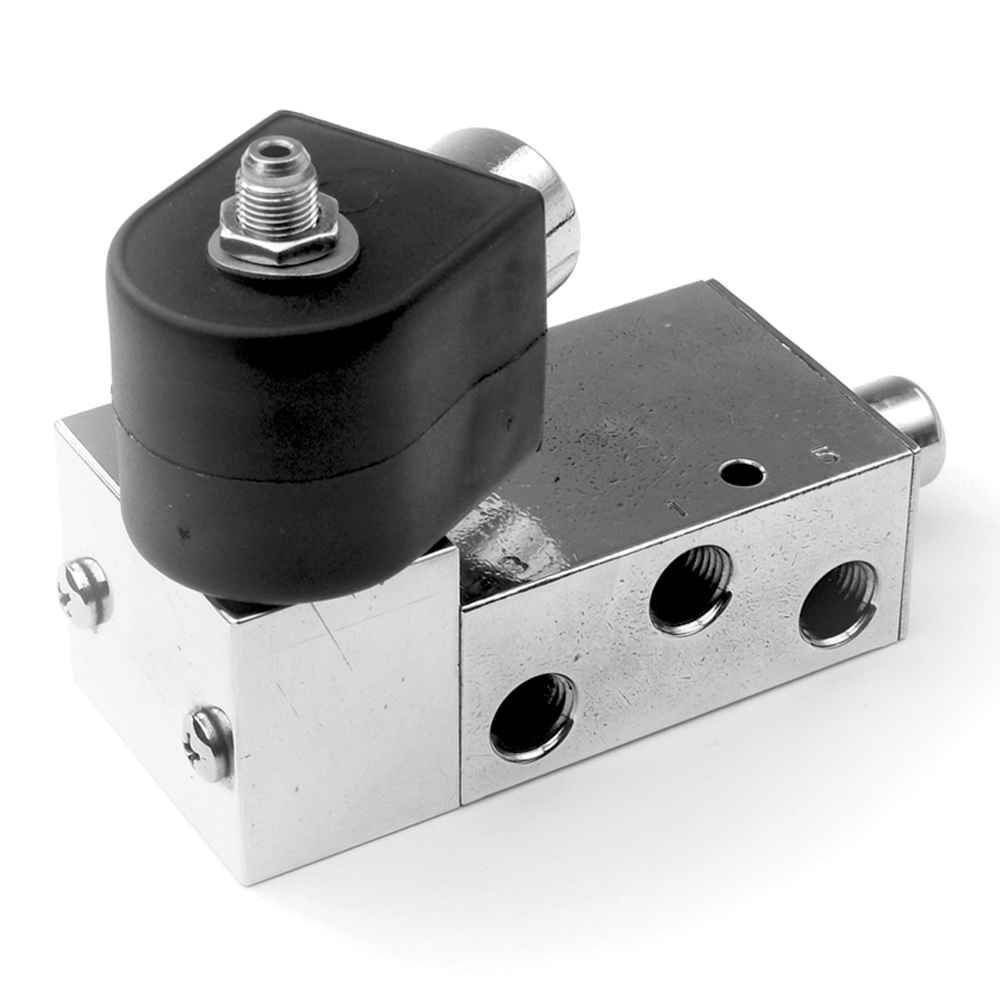 4-Way 2 Position Piped Single Solenoid Valve