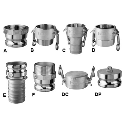 Quick Camlock Couplings, Adapters, Dust Caps and Plugs