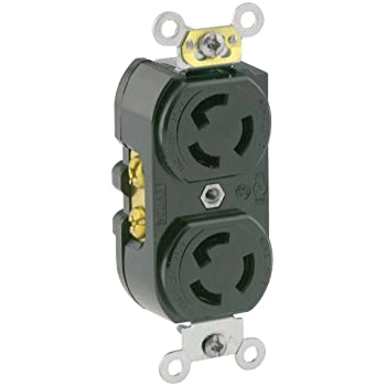 3 WIRE DUPLEX TWISTLOCK 15 AMP REC # 4700