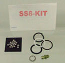 1/2 in. SUPER SWL BUNA SEAL KIT W/ 2 SETS OF BEARINGS FOR 10,000 PSI (SS-8-HP-KIT-B7657)