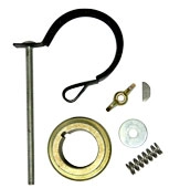 BAND (COMET) BRAKE ASSY (IV STYLE PRE 03) INCL. 1.28 in. ID BRAKE HUB, 1/4 in. x5 in. BOLT, WING NUT, SPRING