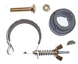 BRAKE DISC ASSY. (W/ KEYED ARBOR), 6-5/8 in. OD FOR USE W/ P-47 DEAD END (1.28 in. OD SHAFT)