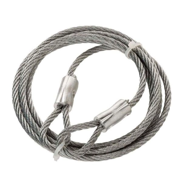 50 FT (CLEAR PC SST) CABLE, 100-AMP CLAMP, CABLE STOP and EYELET EACH END