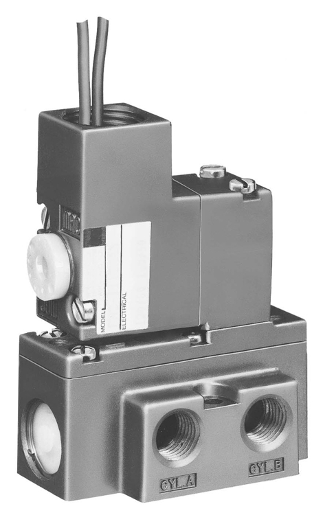 Electric Solenoid Operated Air Valve Image
