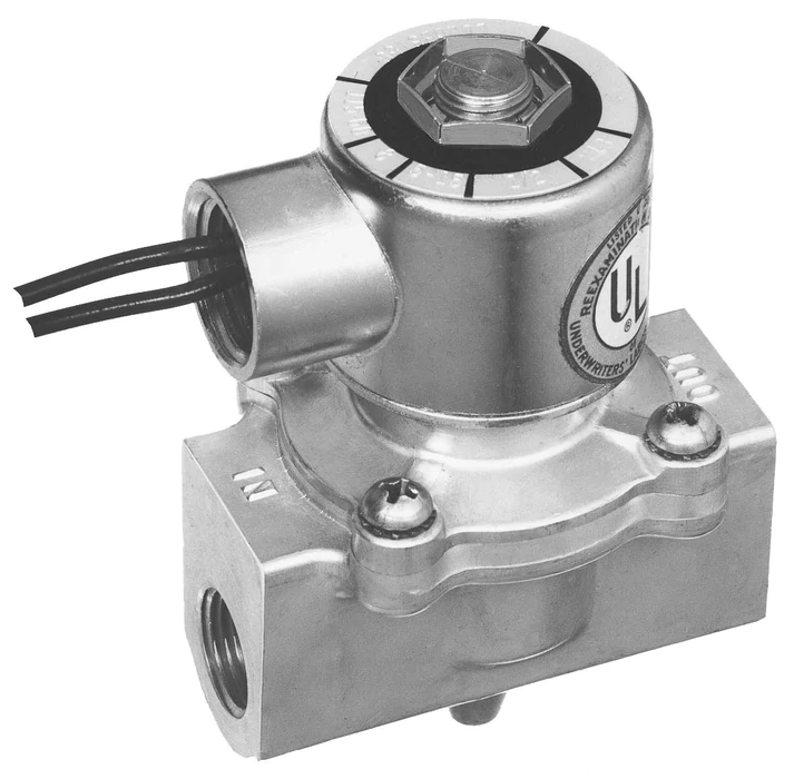 2-Way Electric Solenoid-Operated Air Valve