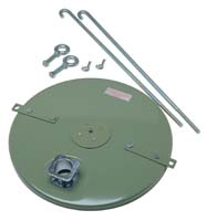 400 lb. Drum Cover and Tie Rod Assembly Image