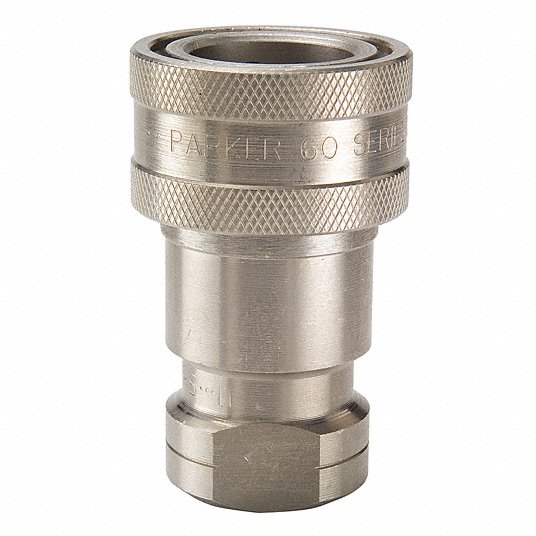AEROQUIP COUPLER WITH 9/16-18F ORB THREADS and LOCK RING FOR GENESIS