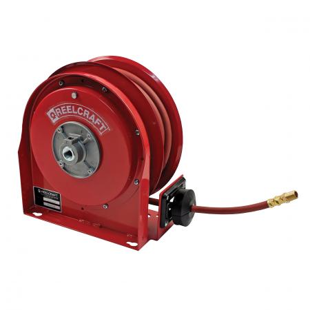 Premium Duty Ultra-Compact Spring Rewind Air and Water Hose Reel Image