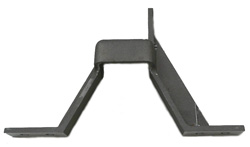 Vertical Rewind Support Bracket for Small or Large Press Frame (Black)