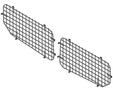 Window Screen - Side Door - Compact - Transit Connect - 120 in. Wheelbase