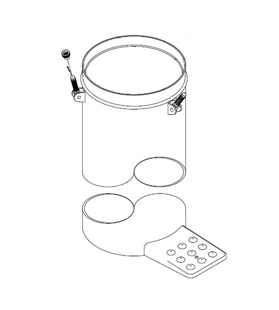 Container Assembly without Decal Image