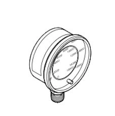 High-Pressure Dual Scale Gauge