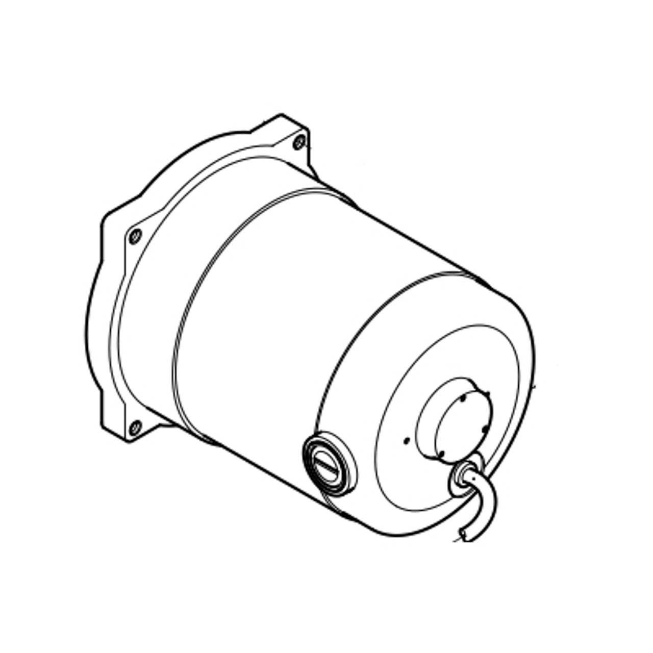 Electric Motor Assembly without Terminals