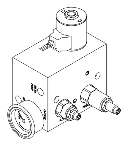 Hydraulic Grease Pump Control Manifold Image