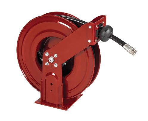 Narrow Double Post Grease Hose Reel