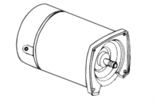 92150RM Square Flange Repair Motor, 1.5 HP