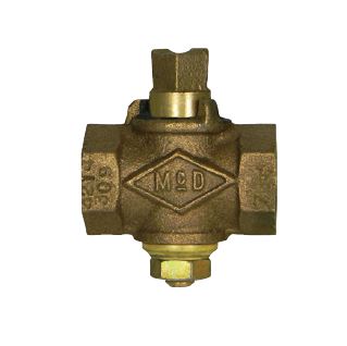 10554 Square Head Plug Valve with Top Check