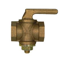 10598 Lever Handle Plug Valve with Check Image