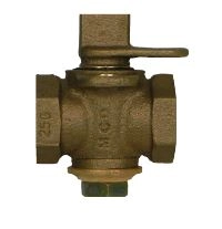 10621 Flat/Tee Head Plug Valve with Lockwing