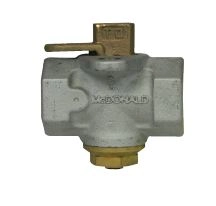 10687G Flat Head Plug Valve Lockwing Tamperproof Zinc Relubable Plug