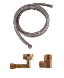 2107DWK Stainless Steel Dishwasher Hose - No-Lead Image