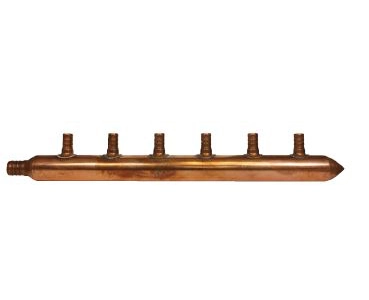 2506 Pex Manifold - Six branch - No-Lead Image