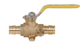 72033DEEXP Expansion Pex Ball Valve Drop Ear with Drain - No-Lead Image