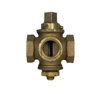 9710 Square Head Plug Valve with Check - Two Port