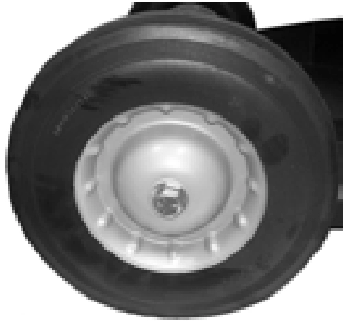Wheel, 12 in., Semi-Pneumatic Image