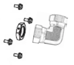 Elbow 90, SS 3/4 in. BSPP (F) Swivel B/E (DEF Reels) Image