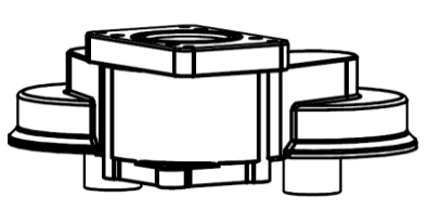 Inlet Manifold Filter Adaptor, High Flow