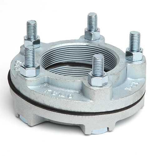 Plated Cast Iron Hillside Flange Union