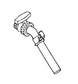 Nozzle Discharge, Ball Valve 1 in. - For P-120H and P-200H