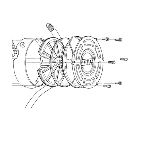 Piston Cover for HP-100 Dual-Flo Piston Hand Pump Image