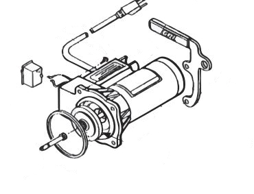 115 VAC Motor Assembly - For Herbicide Series PA-120H Image