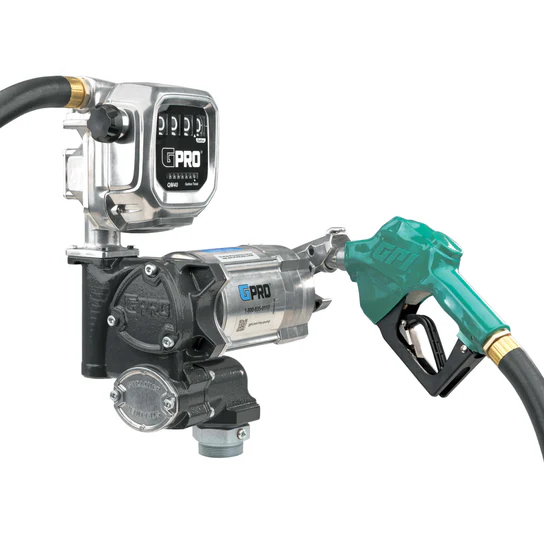 Model: V20-115AD+QM40-L8N - GPRO 115V AC Fuel Transfer Pump with QM Meter Image