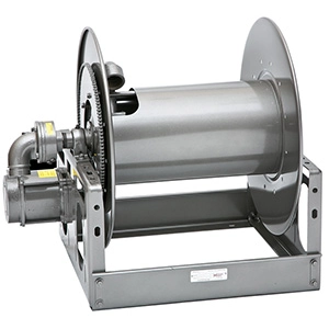 Heavy Duty 115V Electric Rewind Hose Reel for Fuel Dispensing, Bulk Transfer, Suction, Discharge Image