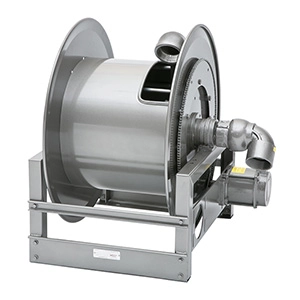 Heavy Duty 115V Electric Rewind Hose Reel for Fueling Applications, Bulk Transfer, Suction, Discharge, High Volume Application, Chemical Transfer Image